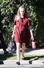 Pregnant AMANDA SEYFRIED Out and About in Los Angeles 03/03/2017