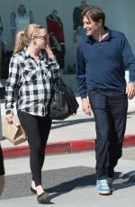 Pregnant AMANDA SEYFRIED Out in Los Angeles 02/28/2017 