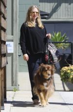 Pregnant AMANDA SEYFRIED Walks Her Dog in Studio City 03/08/2017