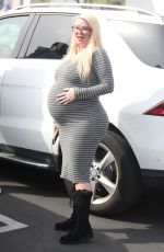 Pregnant JENNA JAMESON Out for Lunch at Fred Segal in West Hollywood 03/04/2017