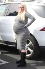 Pregnant JENNA JAMESON Out for Lunch at Fred Segal in West Hollywood 03/04/2017