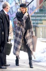 Pregnant ROSIE HUNTINGTON-WHITELEY Out and About in New York 03/19/2107