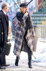 Pregnant ROSIE HUNTINGTON-WHITELEY Out and About in New York 03/19/2107