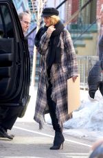 Pregnant ROSIE HUNTINGTON-WHITELEY Out and About in New York 03/19/2107