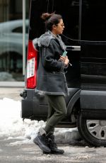 PRIYANKA CHOPRA Arriving on the Set of Quantico in New York 03/15/2017