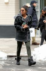 PRIYANKA CHOPRA Arriving on the Set of Quantico in New York 03/15/2017