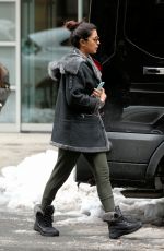 PRIYANKA CHOPRA Arriving on the Set of Quantico in New York 03/15/2017