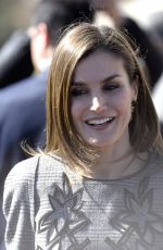 QUEEN LETIZIA OF SPAIN at Women and Disability Congress in Avila 03/01/2017