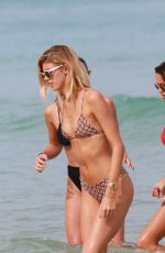 RACHEL HILBERT and DEVON WINDSOR in Bikinis on the Beach in Miami 03/14/2017