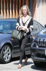 REBECCA ROMIJN Leaves a Hair Salon in Los Angeles 03/30/2017
