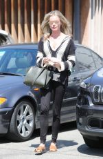 REBECCA ROMIJN Leaves a Hair Salon in Los Angeles 03/30/2017