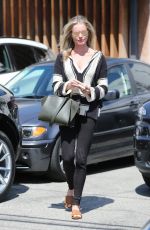 REBECCA ROMIJN Leaves a Hair Salon in Los Angeles 03/30/2017