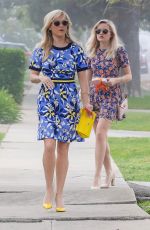 REESE WITHERSPOON and AVA PHILLIPPE Out in Beverly Hills 03/12/2017