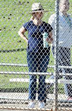 REESE WITHERSPOON at a Baseball Game in Los Angeles 03/25/20217