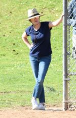 REESE WITHERSPOON at a Baseball Game in Los Angeles 03/25/20217