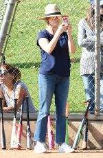 REESE WITHERSPOON at a Baseball Game in Los Angeles 03/25/20217
