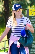 REESE WITHERSPOON at a Baseball Practice in Santa Monica 03/11/2017