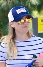 REESE WITHERSPOON at a Baseball Practice in Santa Monica 03/11/2017