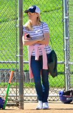REESE WITHERSPOON at a Baseball Practice in Santa Monica 03/11/2017