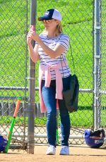 REESE WITHERSPOON at a Baseball Practice in Santa Monica 03/11/2017
