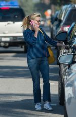 REESE WITHERSPOON in Jeans Out in Los Angeles 03/14/2017