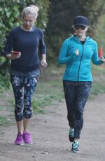REESE WITHERSPOON Out for Morning Run with in Brentwood 03/14/2017