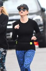 REESE WITHERSPOON Out Jogging in Los Angeles 03/20/2017
