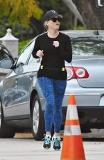 REESE WITHERSPOON Out Jogging in Los Angeles 03/20/2017