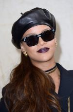 RIHANNA at Christian Dior Fashion Show in Paris 03/03/2017