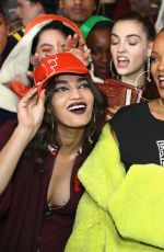 RIHANNA at Fenty x Puma Fashion Show at Paris Fashion Week 03/06/2017