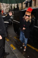 RITA ORA Arrives at Her Hotel in Paris 03/04/2017