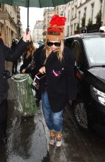 RITA ORA Arrives at Her Hotel in Paris 03/04/2017