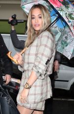 RITA ORA Arrives at Vivienne Westwood Fashion Show in Paris 03/04/2017