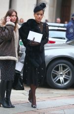 RITA ORA at Memorial Service for Franca Sozzani in Milan 02/27/2017