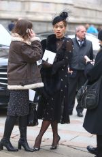 RITA ORA at Memorial Service for Franca Sozzani in Milan 02/27/2017