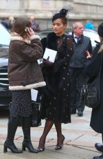 RITA ORA at Memorial Service for Franca Sozzani in Milan 02/27/2017