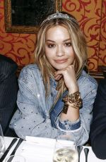 RITA ORA at V Magazine Dinner in Paris 03/07/2017