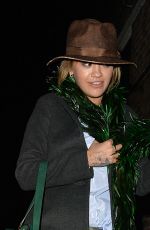 RITA ORA Leaves A&O Restaurant in Notting Hill 03/01/2017