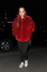 RITA ORA Leaves a Recording Studio in Notting Hill 03/15/2017