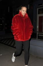 RITA ORA Leaves a Recording Studio in Notting Hill 03/15/2017