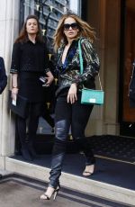 RITA ORA Leaves Her Hotel in Paris 03/07/2017