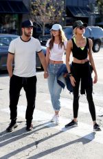 ROMEE STRIJD and TAYLOR HILL at Urth Caffe in West Hollywood 03/27/2017