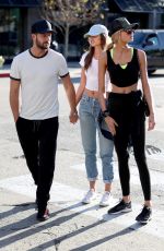 ROMEE STRIJD and TAYLOR HILL at Urth Caffe in West Hollywood 03/27/2017