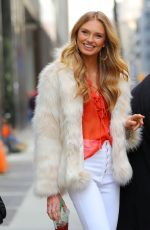 ROMEE STRIJD Out and About in New York 02/28/2017