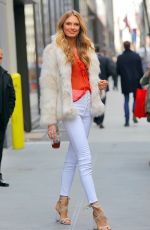 ROMEE STRIJD Out and About in New York 02/28/2017