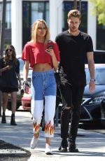 ROMEE STRIJD Out Shopping in West Hollywood 03/28/2017