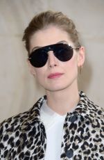 ROSAMUND PIKE at Christian Dior Fashion Show at Paris Fashion Week 03/03/2017