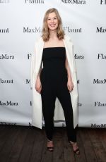 ROSAMUND PIKE at Max Mara x Flaunt Dinner in Los Angeles 03/17/2017