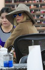 ROSANNA ARQUETTE at a Nail Salon in Beverly Hills 03/06/2017