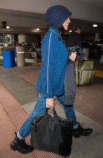 ROSARIO DAWSON at LAX Airport in Los Angeles 03/05/2017